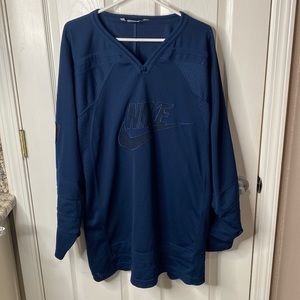 Blue Nike Hocket Jersey #30. Size XL